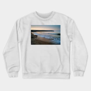 Sunset over Swanage Bay, Dorset Crewneck Sweatshirt